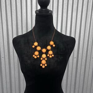 Bold Orange Statement Necklace Chunky Faceted Beads VTG
‎ Insp Costume Jewelry